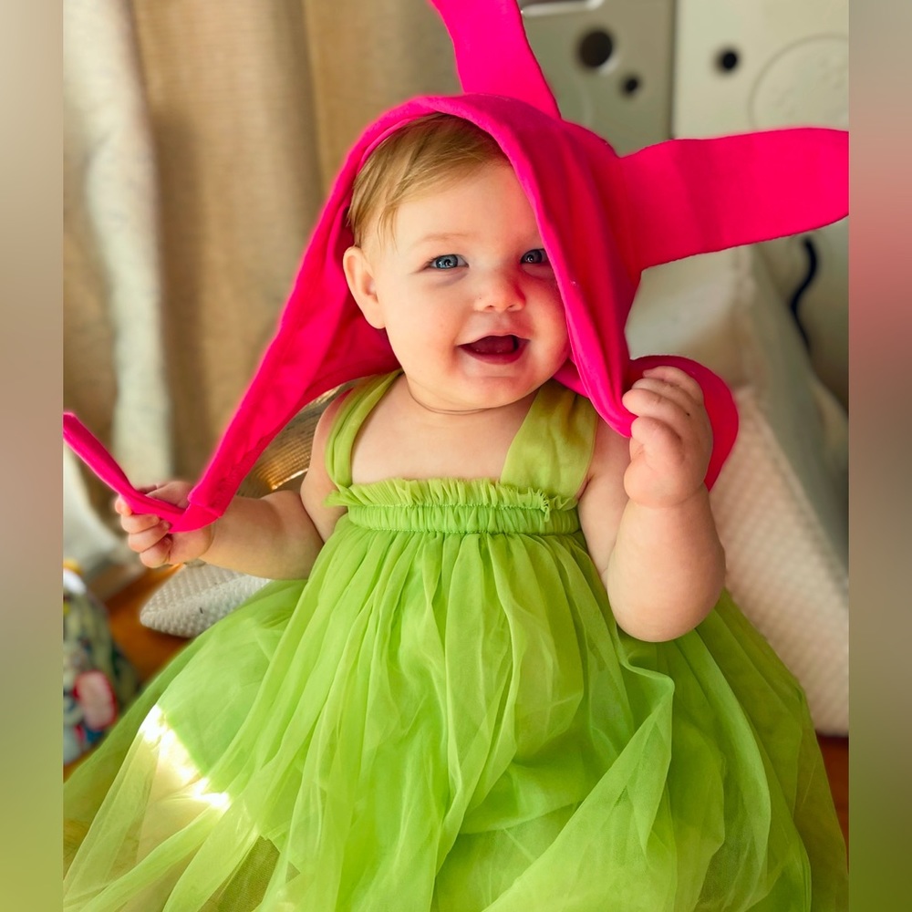 Girl’s Bright Green Tulle Tutu Dress
